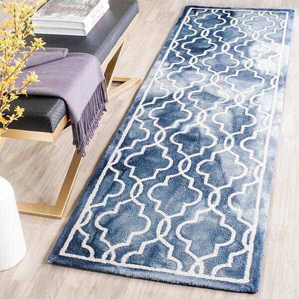 Safavieh Dip Dye Ddy539N Navy / Ivory Rugs - Safavieh - ddy539n - 7sq