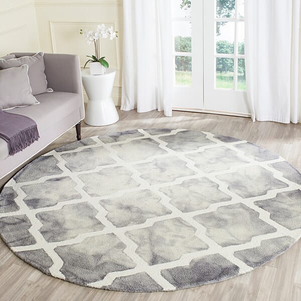 Safavieh Dip Dye Ddy540C Grey / Ivory Rugs - Safavieh - ddy540c - 7sq