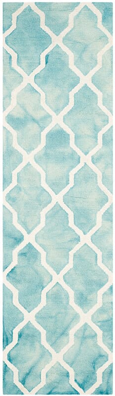 Safavieh Dip Dye Ddy540D Turquoise / Ivory Rugs - Safavieh - ddy540d - 24