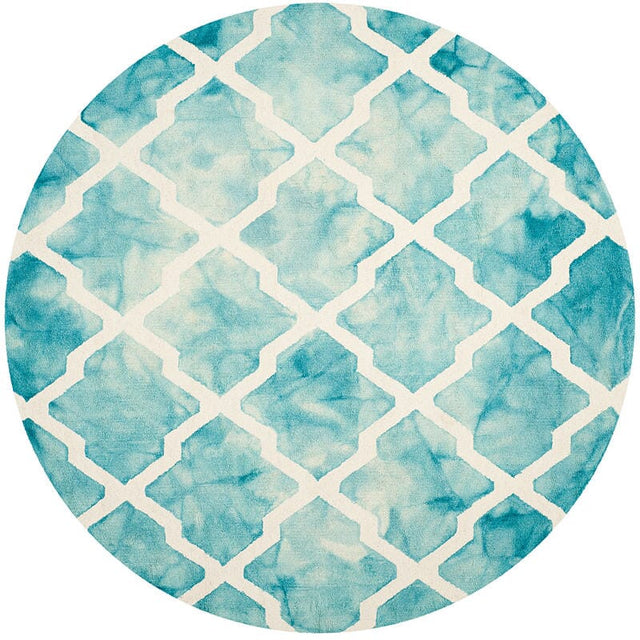 Safavieh Dip Dye Ddy540D Turquoise / Ivory Rugs - Safavieh - ddy540d - 7r