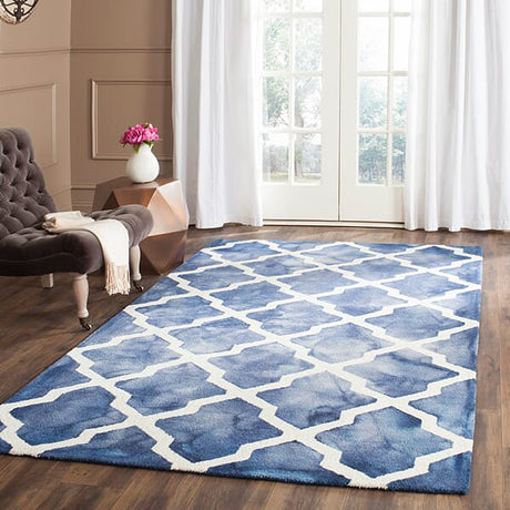 Safavieh Dip Dye Ddy540N Navy / Ivory Rugs - Safavieh - ddy540n - 2