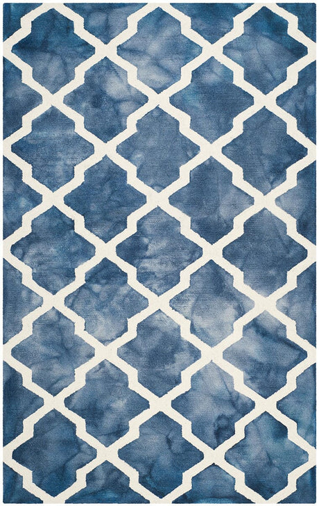 Safavieh Dip Dye Ddy540N Navy / Ivory Rugs - Safavieh - ddy540n - 2