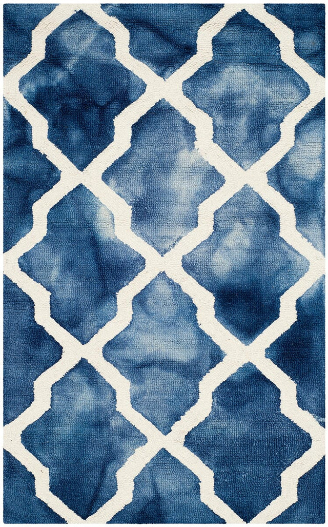 Safavieh Dip Dye Ddy540N Navy / Ivory Rugs - Safavieh - ddy540n - 7r