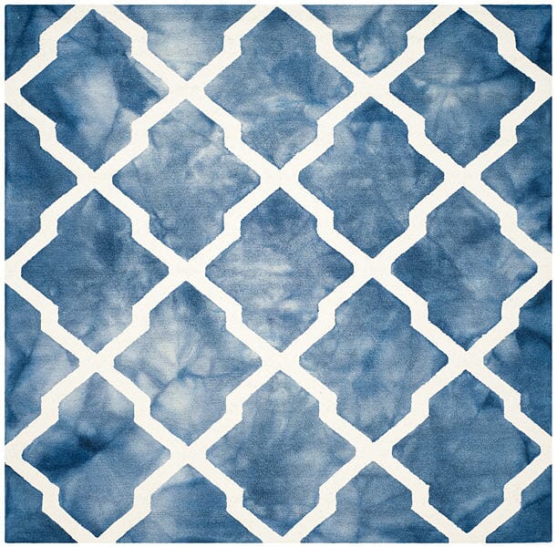 Safavieh Dip Dye Ddy540N Navy / Ivory Rugs - Safavieh - ddy540n - 7sq