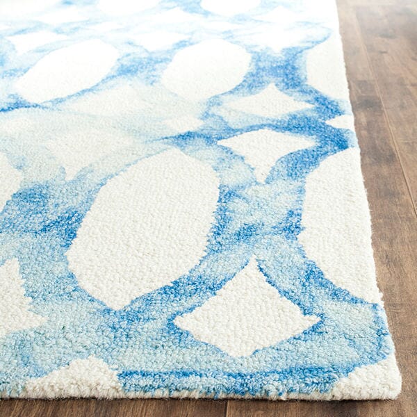 Safavieh Dip Dye Ddy675A Ivory / Blue Rugs - Safavieh - ddy675a - 2