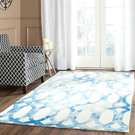 Safavieh Dip Dye Ddy675A Ivory / Blue Rugs - Safavieh - ddy675a - 2