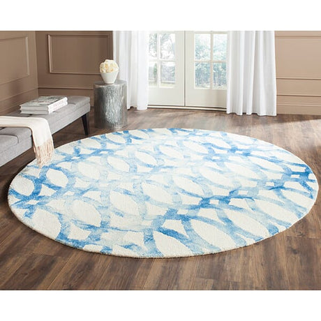 Safavieh Dip Dye Ddy675A Ivory / Blue Rugs - Safavieh - ddy675a - 5sq