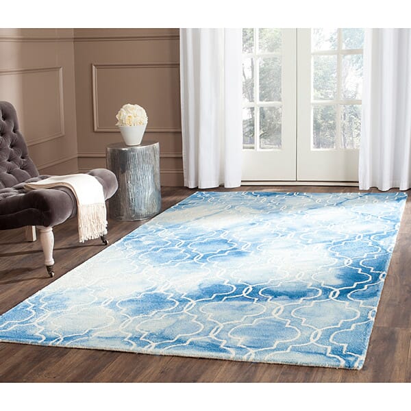 Safavieh Dip Dye Ddy676G Blue / Ivory Rugs - Safavieh - ddy676g - 2