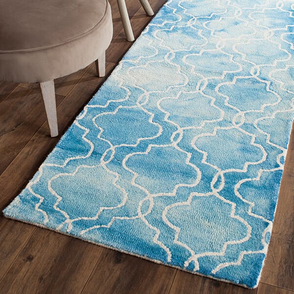 Safavieh Dip Dye Ddy676G Blue / Ivory Rugs - Safavieh - ddy676g - 5sq