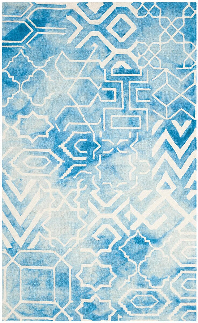 Safavieh Dip Dye Ddy678G Blue / Ivory Rugs - Safavieh - ddy678g - 2