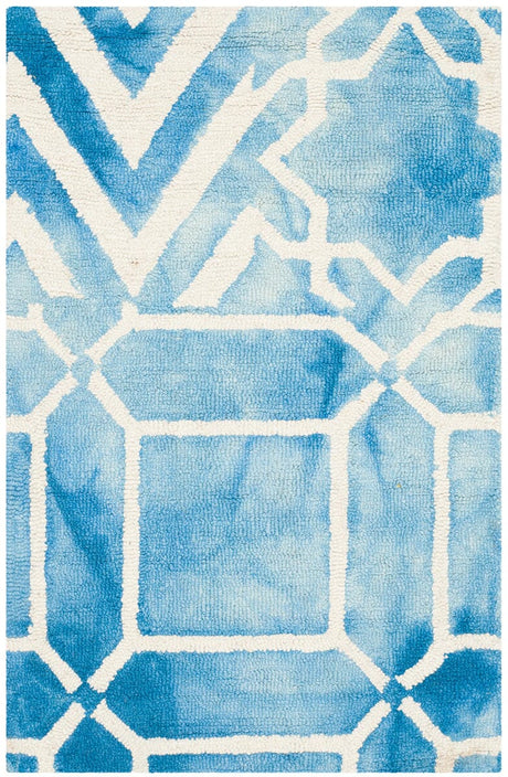 Safavieh Dip Dye Ddy678G Blue / Ivory Rugs - Safavieh - ddy678g - 5r