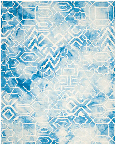 Safavieh Dip Dye Ddy678G Blue / Ivory Rugs - Safavieh - ddy678g - 5r