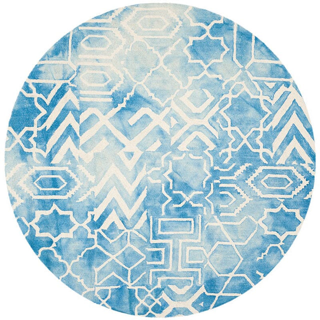 Safavieh Dip Dye Ddy678G Blue / Ivory Rugs - Safavieh - ddy678g - 5r