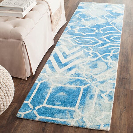 Safavieh Dip Dye Ddy678G Blue / Ivory Rugs - Safavieh - ddy678g - 5sq