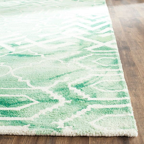 Safavieh Dip Dye Ddy678Q Green / Ivory Rugs - Safavieh - ddy678q - 2