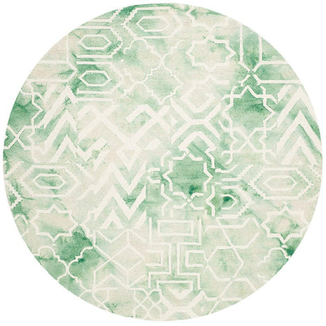 Safavieh Dip Dye Ddy678Q Green / Ivory Rugs - Safavieh - ddy678q - 5r