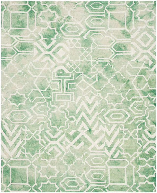 Safavieh Dip Dye Ddy678Q Green / Ivory Rugs - Safavieh - ddy678q - 5r