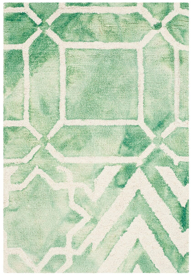 Safavieh Dip Dye Ddy678Q Green / Ivory Rugs - Safavieh - ddy678q - 5r