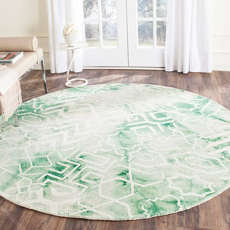 Safavieh Dip Dye Ddy678Q Green / Ivory Rugs - Safavieh - ddy678q - 5sq