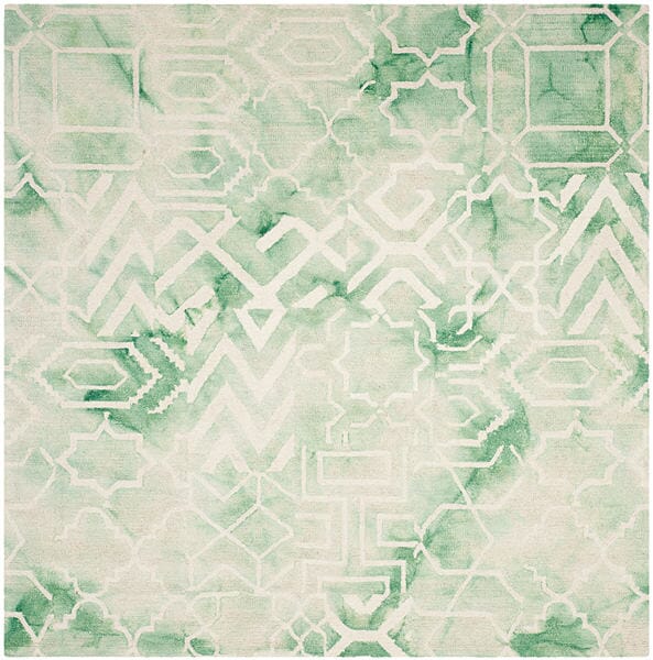 Safavieh Dip Dye Ddy678Q Green / Ivory Rugs - Safavieh - ddy678q - 5sq