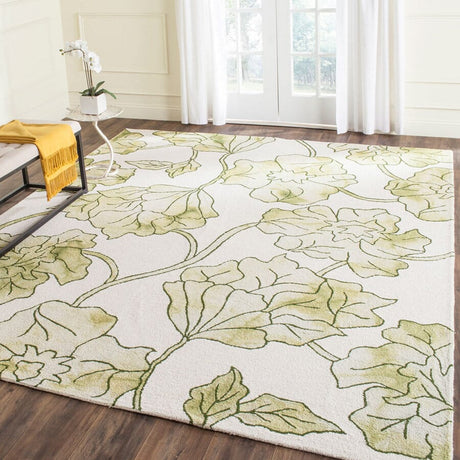 Safavieh Dip Dye Ddy683B Ivory / Light Green Rugs - Safavieh - ddy683b - 2