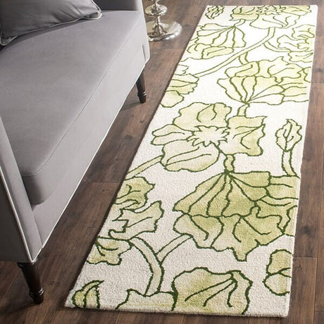 Safavieh Dip Dye Ddy683B Ivory / Light Green Rugs - Safavieh - ddy683b - 7sq