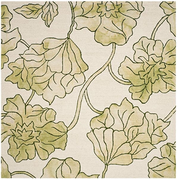 Safavieh Dip Dye Ddy683B Ivory / Light Green Rugs - Safavieh - ddy683b - 7sq