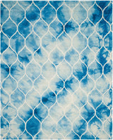 Safavieh Dip Dye Ddy685G Blue / Ivory Rugs - Safavieh - ddy685g - 7r