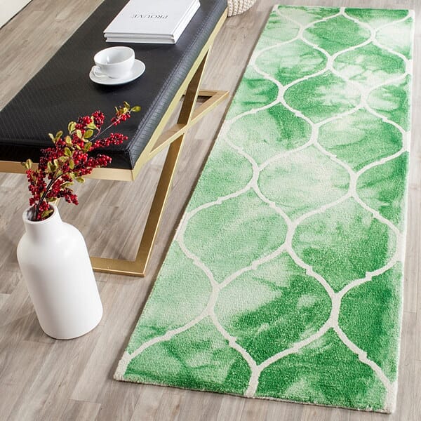 Safavieh Dip Dye Ddy685Q Green / Ivory Rugs - Safavieh - ddy685q - 7sq