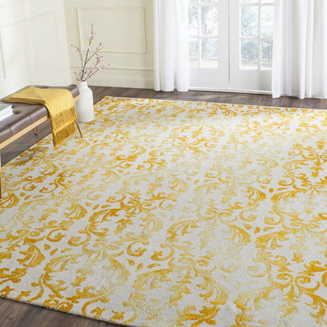 Safavieh Dip Dye Ddy689A Ivory / Gold Rugs - Safavieh - ddy689a - 2