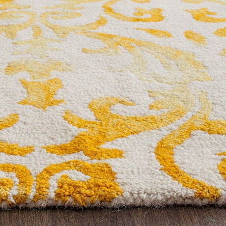 Safavieh Dip Dye Ddy689A Ivory / Gold Rugs - Safavieh - ddy689a - 2