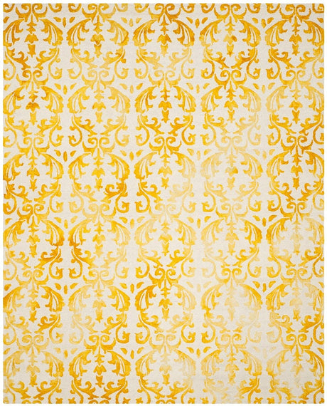 Safavieh Dip Dye Ddy689A Ivory / Gold Rugs - Safavieh - ddy689a - 7r