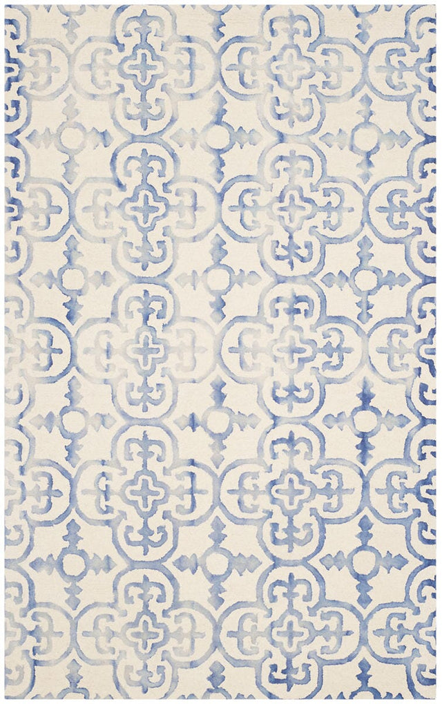 Safavieh Dip Dye Ddy711A Ivory / Blue Rugs - Safavieh - ddy711a - 2