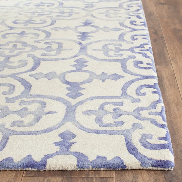 Safavieh Dip Dye Ddy711A Ivory / Blue Rugs - Safavieh - ddy711a - 2