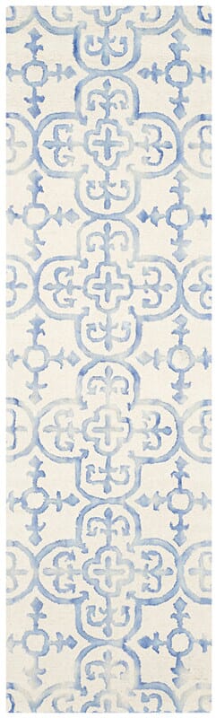 Safavieh Dip Dye Ddy711A Ivory / Blue Rugs - Safavieh - ddy711a - 26