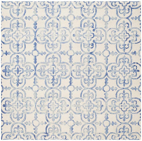 Safavieh Dip Dye Ddy711A Ivory / Blue Rugs - Safavieh - ddy711a - 7sq