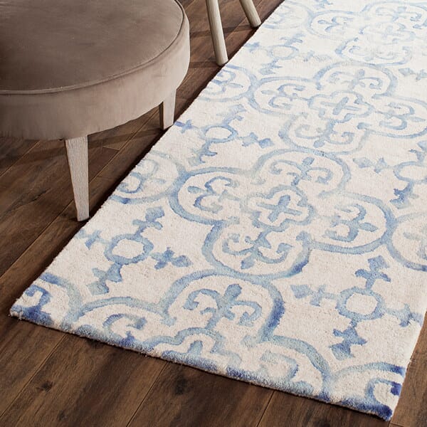 Safavieh Dip Dye Ddy711A Ivory / Blue Rugs - Safavieh - ddy711a - 7sq