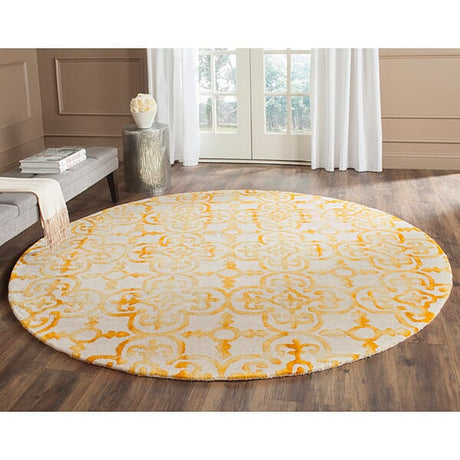 Safavieh Dip Dye Ddy711C Ivory / Gold Rugs - Safavieh - ddy711c - 7sq