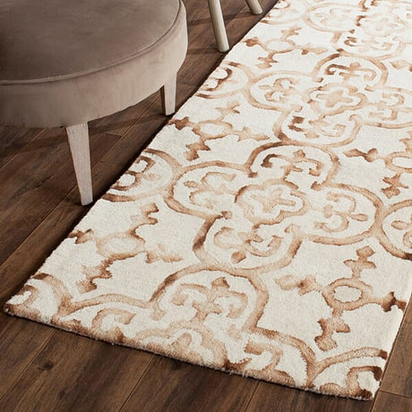 Safavieh Dip Dye Ddy711E Ivory / Camel Rugs - Safavieh - ddy711e - 7sq