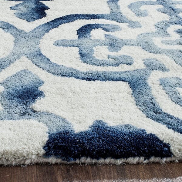 Safavieh Dip Dye Ddy711P Ivory / Navy Rugs - Safavieh - ddy711p - 2