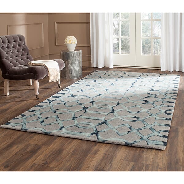 Safavieh Dip Dye Ddy712B Grey / Charcoal Rugs - Safavieh - ddy712b - 2