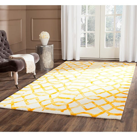 Safavieh Dip Dye Ddy712C Ivory / Gold Rugs - Safavieh - ddy712c - 2