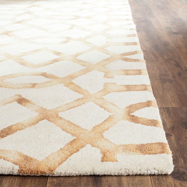 Safavieh Dip Dye Ddy712E Ivory / Camel Rugs - Safavieh - ddy712e - 2