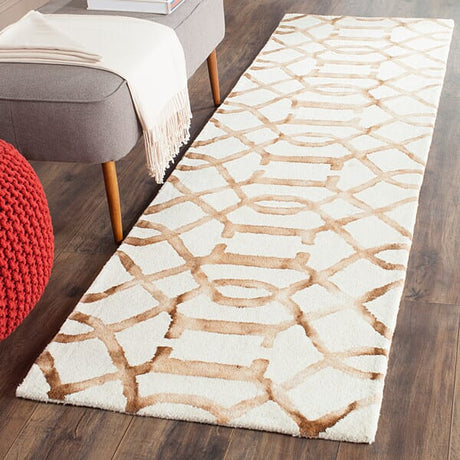 Safavieh Dip Dye Ddy712E Ivory / Camel Rugs - Safavieh - ddy712e - 7sq