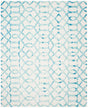 Safavieh Dip Dye Ddy712H Ivory / Turquoise Rugs - Safavieh - ddy712h - 2