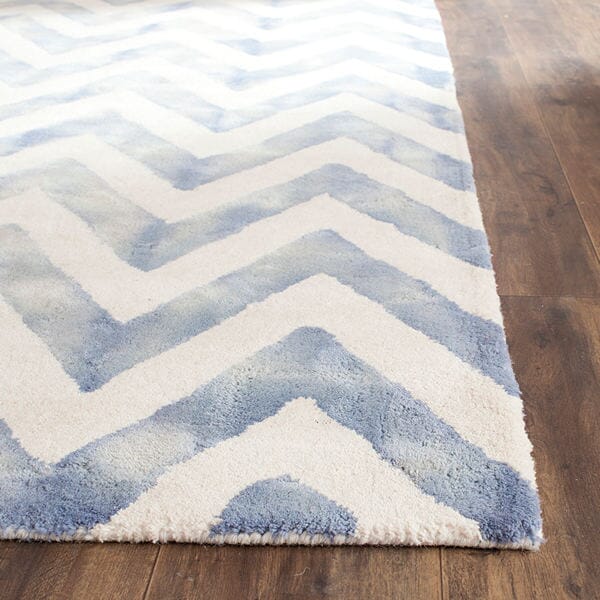 Safavieh Dip Dye Ddy715A Ivory / Blue Rugs - Safavieh - ddy715a - 2