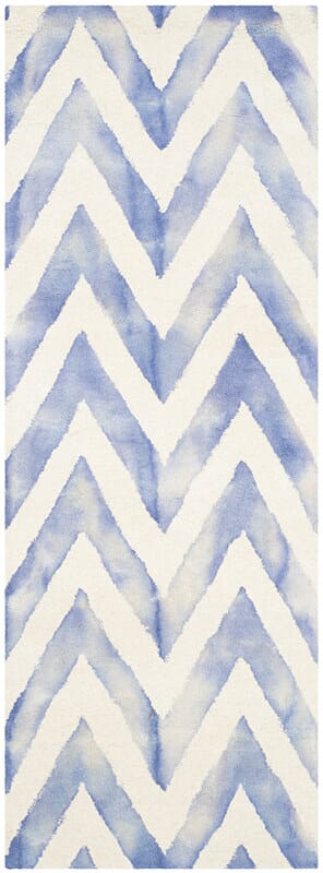 Safavieh Dip Dye Ddy715A Ivory / Blue Rugs - Safavieh - ddy715a - 26