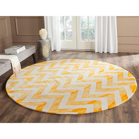 Safavieh Dip Dye Ddy715C Ivory / Gold Rugs - Safavieh - ddy715c - 7sq