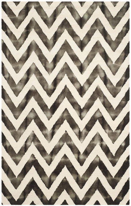 Safavieh Dip Dye Ddy715D Ivory / Charcoal Rugs - Safavieh - ddy715d - 2