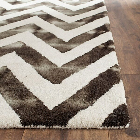 Safavieh Dip Dye Ddy715D Ivory / Charcoal Rugs - Safavieh - ddy715d - 2